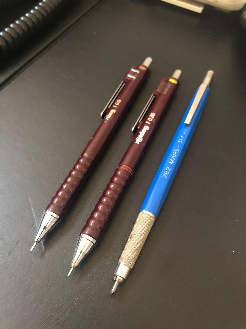 Rotring Staedtler Pensil Mekanik 0 35 0 5 2mm Books
