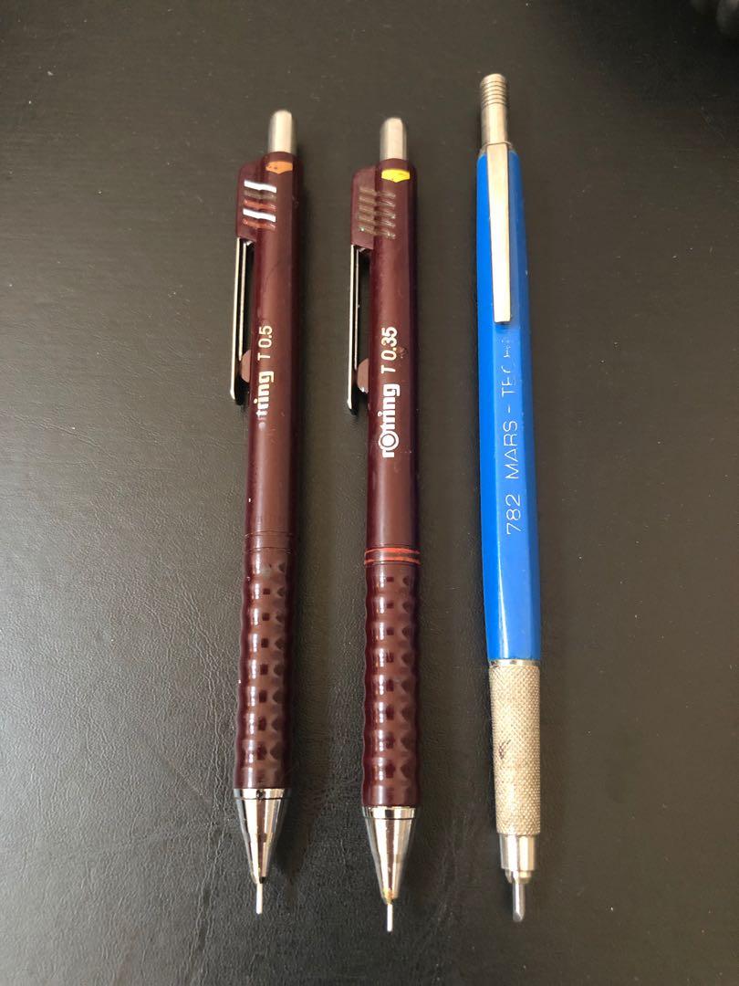 Rotring Staedtler Pensil Mekanik 0 35 0 5 2mm Books
