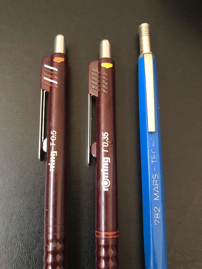 Rotring Staedtler Pensil Mekanik 0 35 0 5 2mm Books