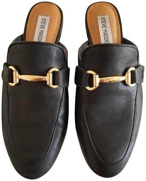 steve madden kandi black leather