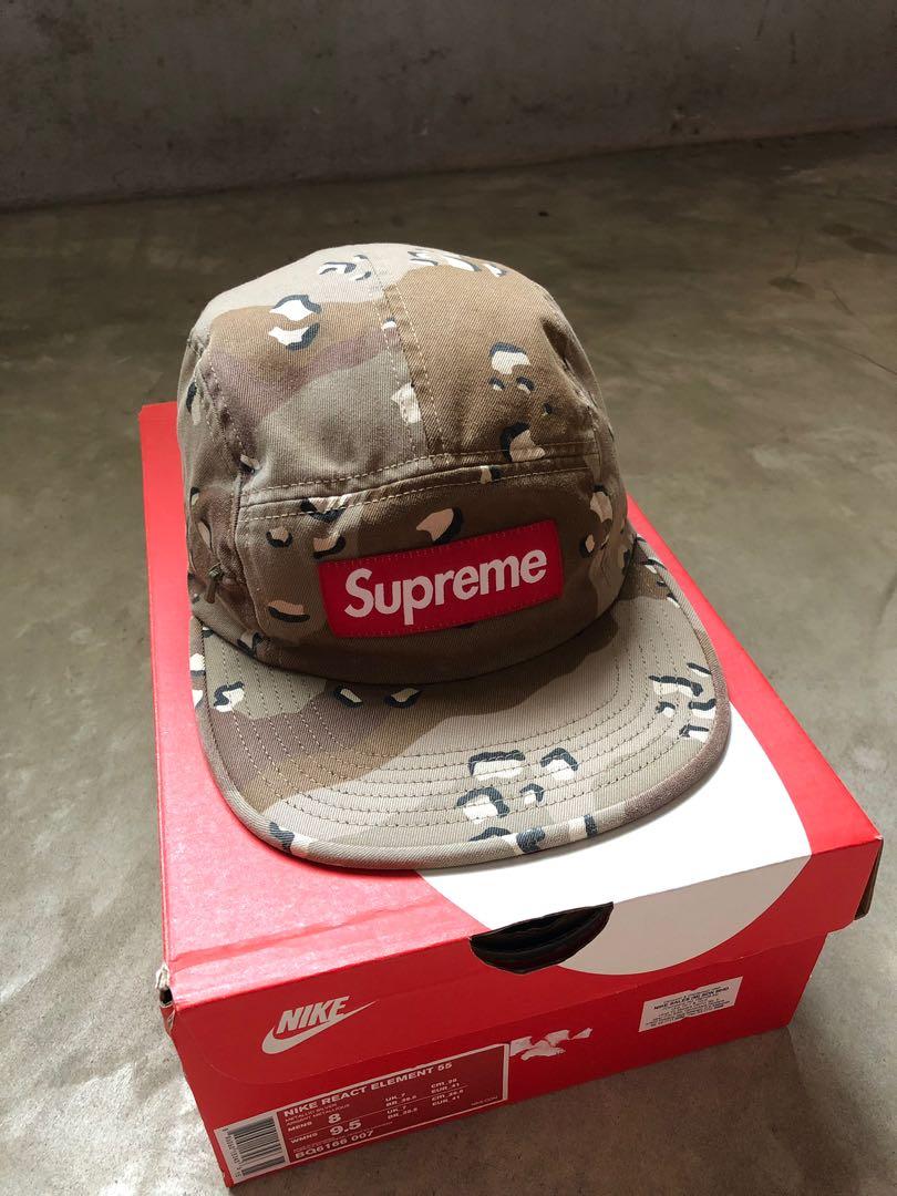 Supreme Desert Camo Camp Cap FW17 Men s Fashion Watches