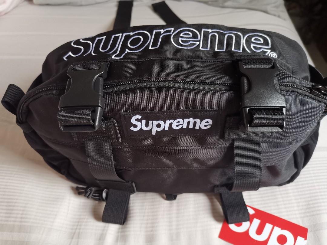 Supreme waist bag FW19, Men's Fashion, Bags, Belt bags, Clutches and