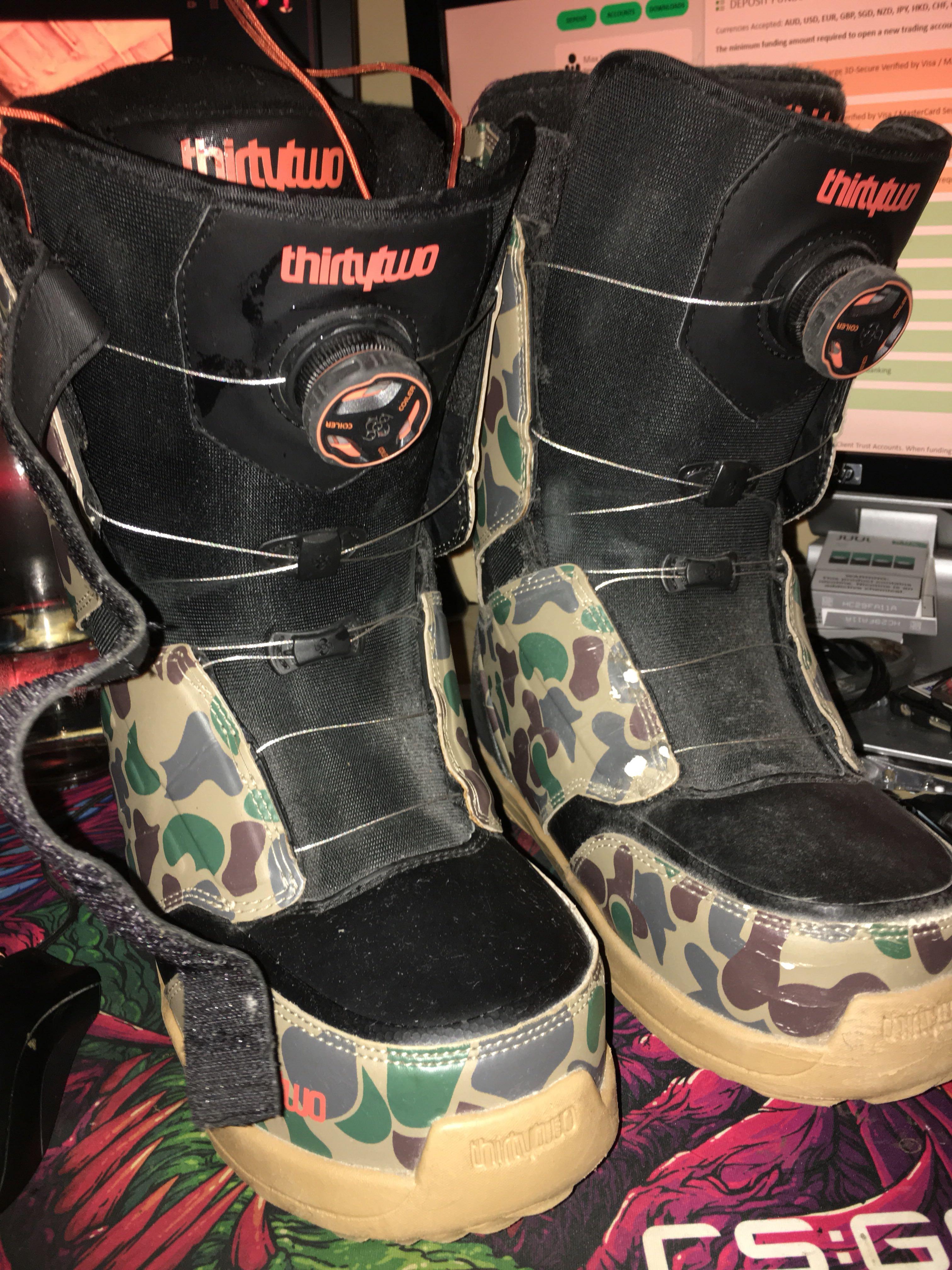 32 lashed double boa snowboard boots