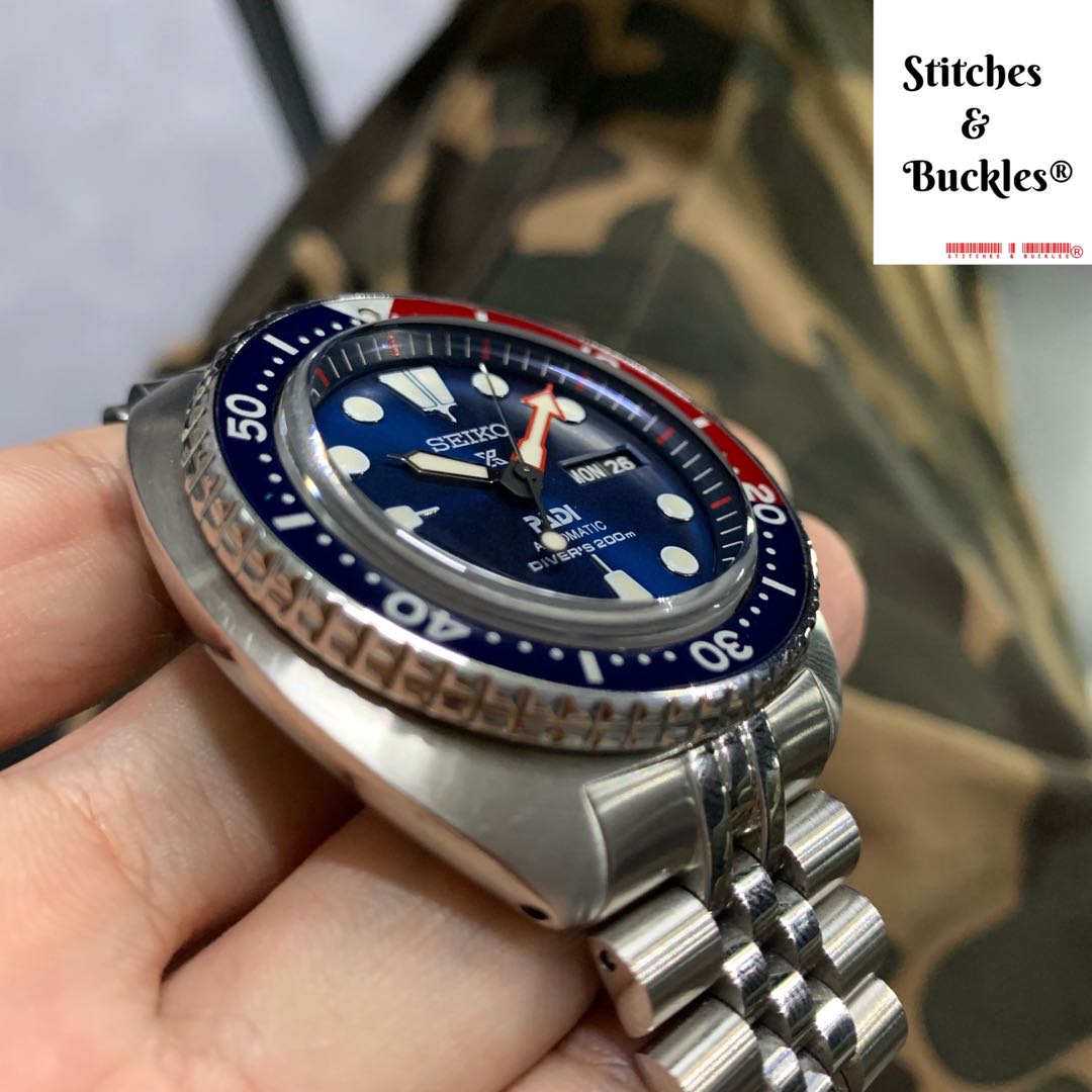 Top Hat Sapphire Crystal (Clear AR) For Seiko Reissue Turtle Models,  Luxury, Watches on Carousell