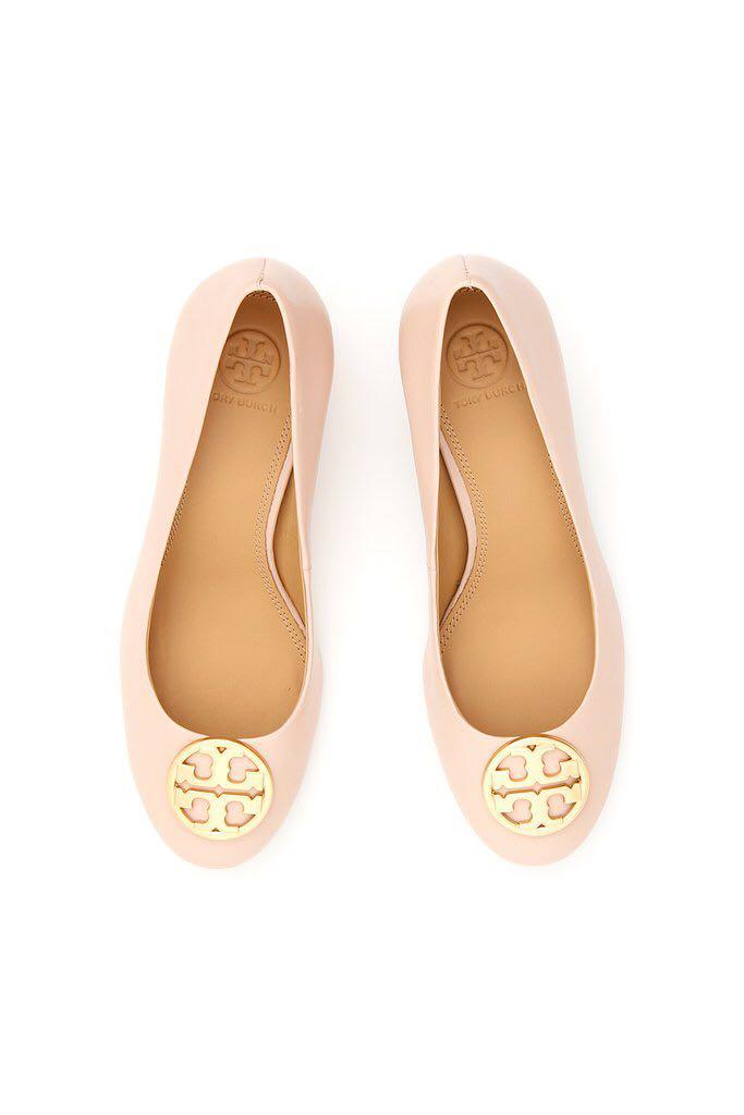 tory burch nude pumps