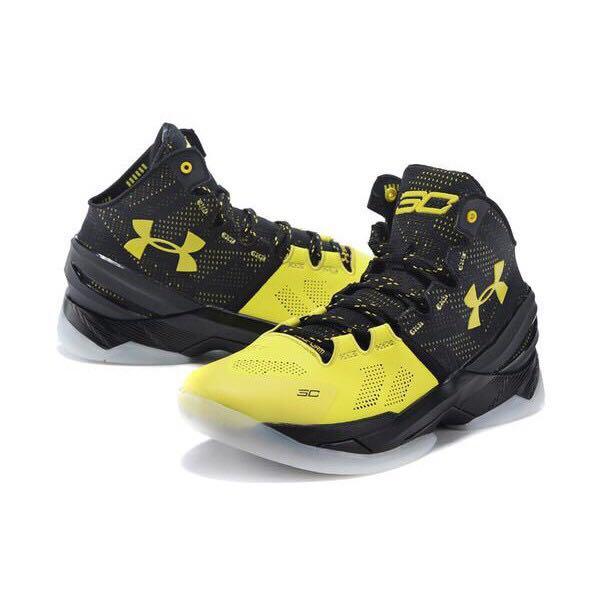 Curry 2 black and yellow sales