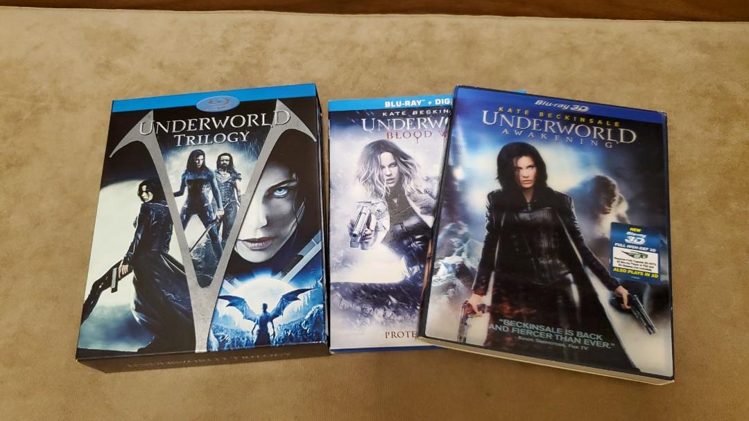 Underworld Trilogy Awakening Blood Wars Bluray Movies Music