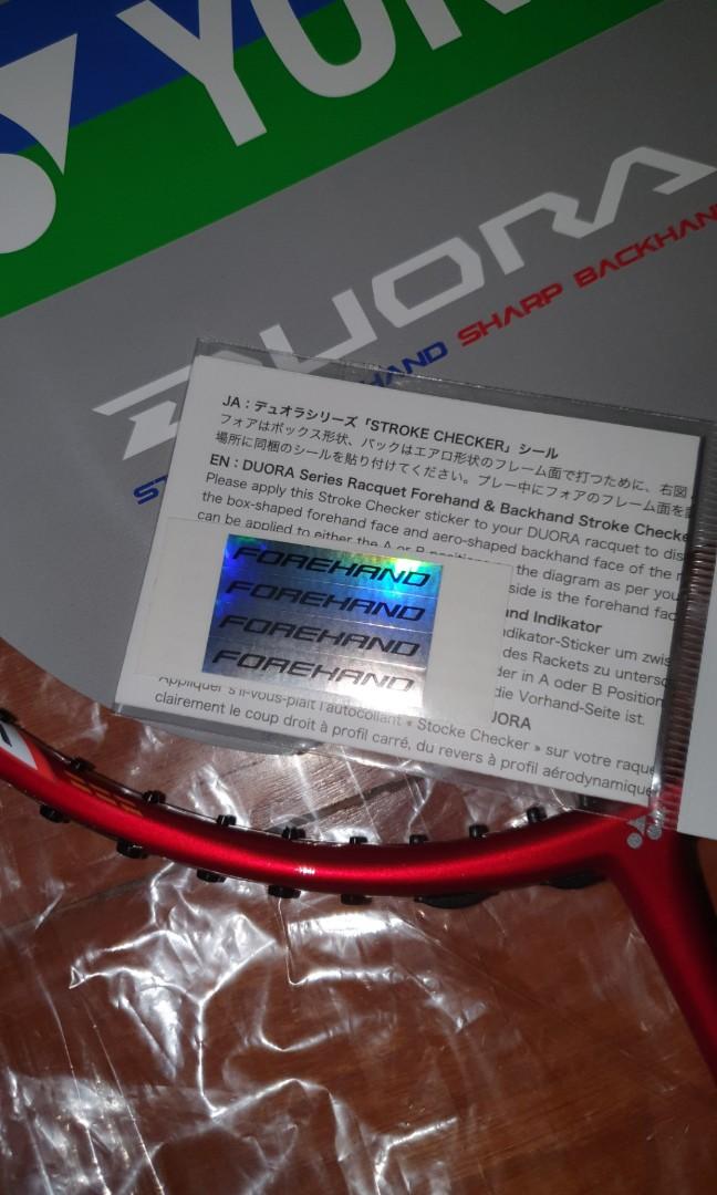 STIFFNESS YONEX DUORA 77 LCW, 45 OFF