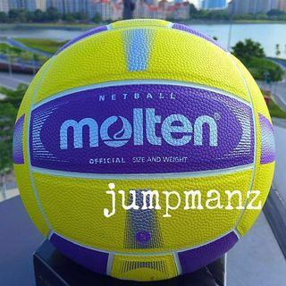 Molten SN58MX Netball (New Color: Purple & Yellow) FREE DELIVERY