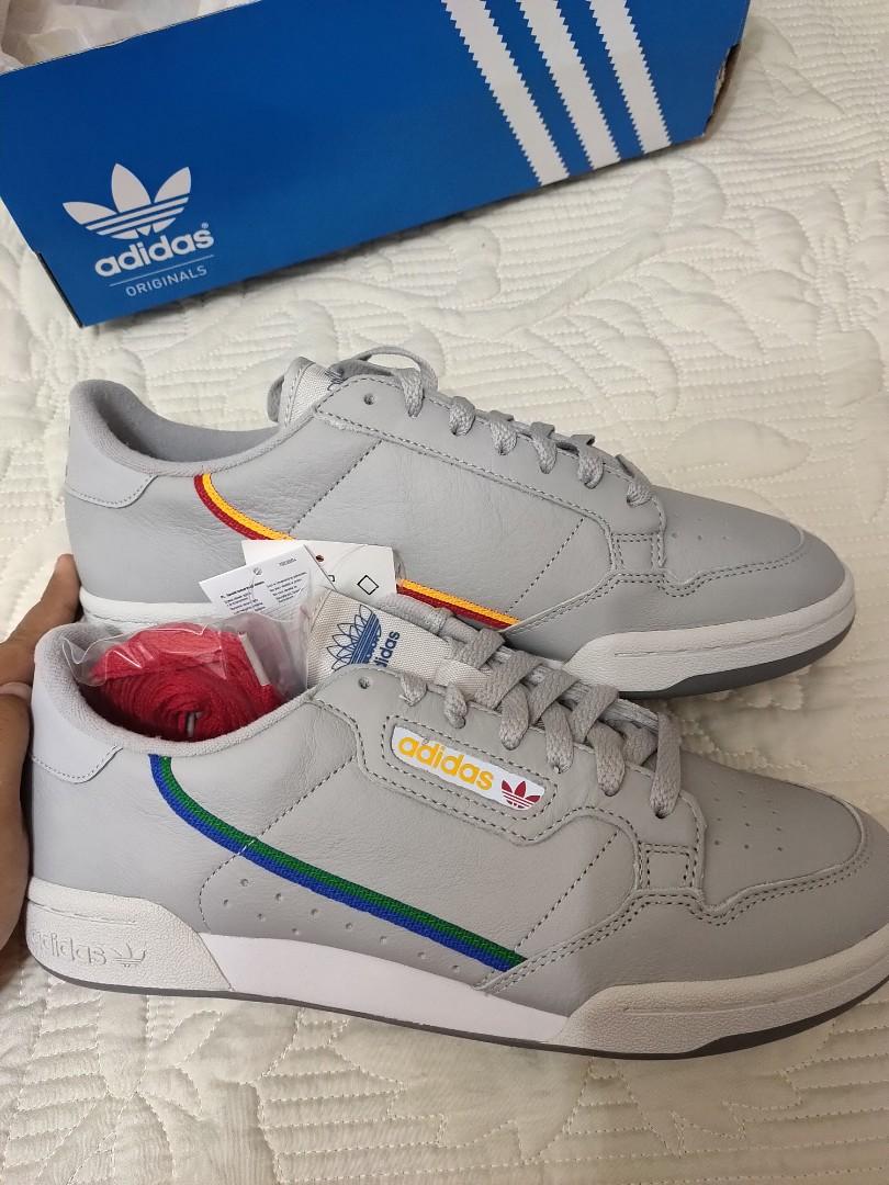 Adidas continental 80 grey two best sale
