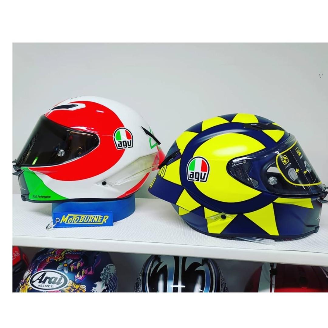 Agv Pista Gpr Replica Rossi Motorbikes Motorbike Apparel On Carousell