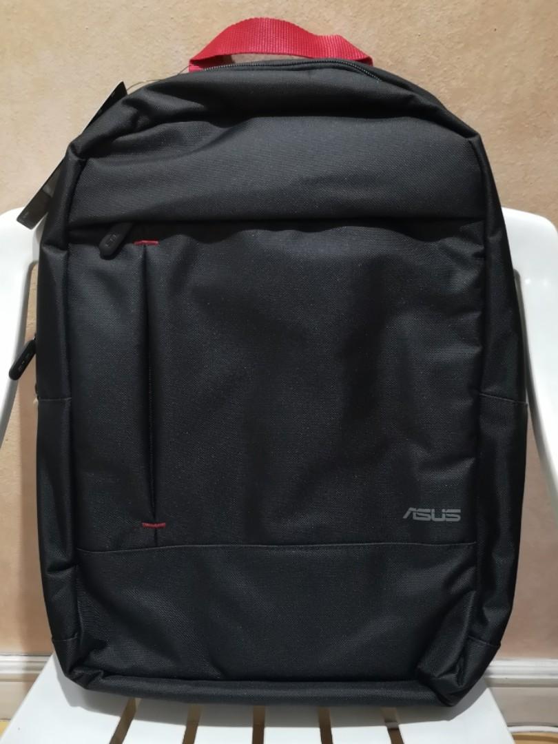 Asus Nereus Backpack (Category: Laptop Bags & Sleeves) located in Quezon City. Submitted by ddeonz (Listing ID 248473250, Image 1). Description: Size: 31.5(W) x 12(D) x 45(H) cm Weight: 0.5 kg Color: Black For laptops and other gadgets Tag & packaging included Brand new and never used Rfs: decluttering.