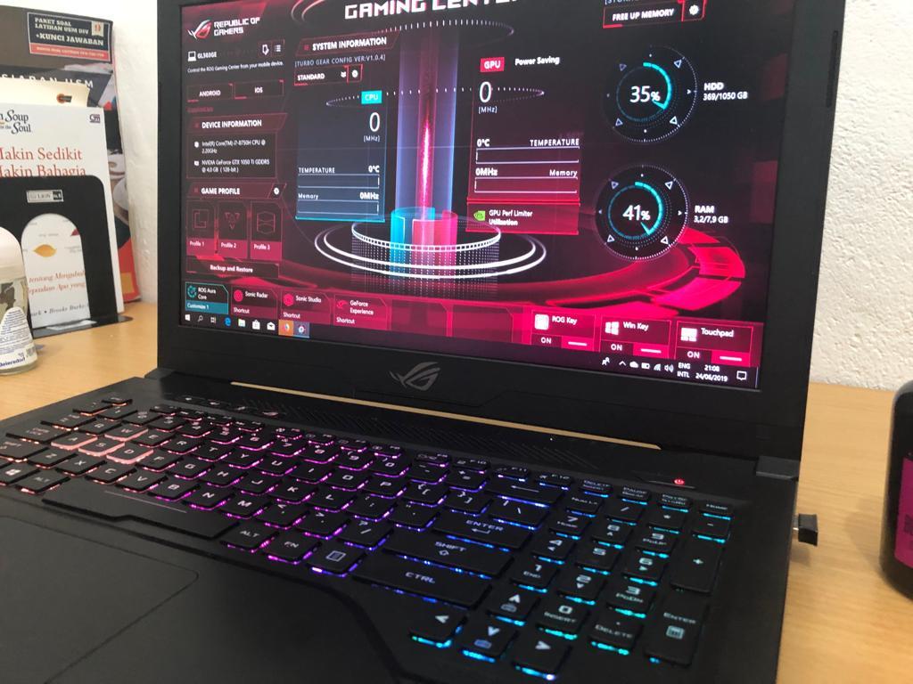 Asus Rog Strix Gl503ge Ssd 128 Gb Steelseries Artics 3