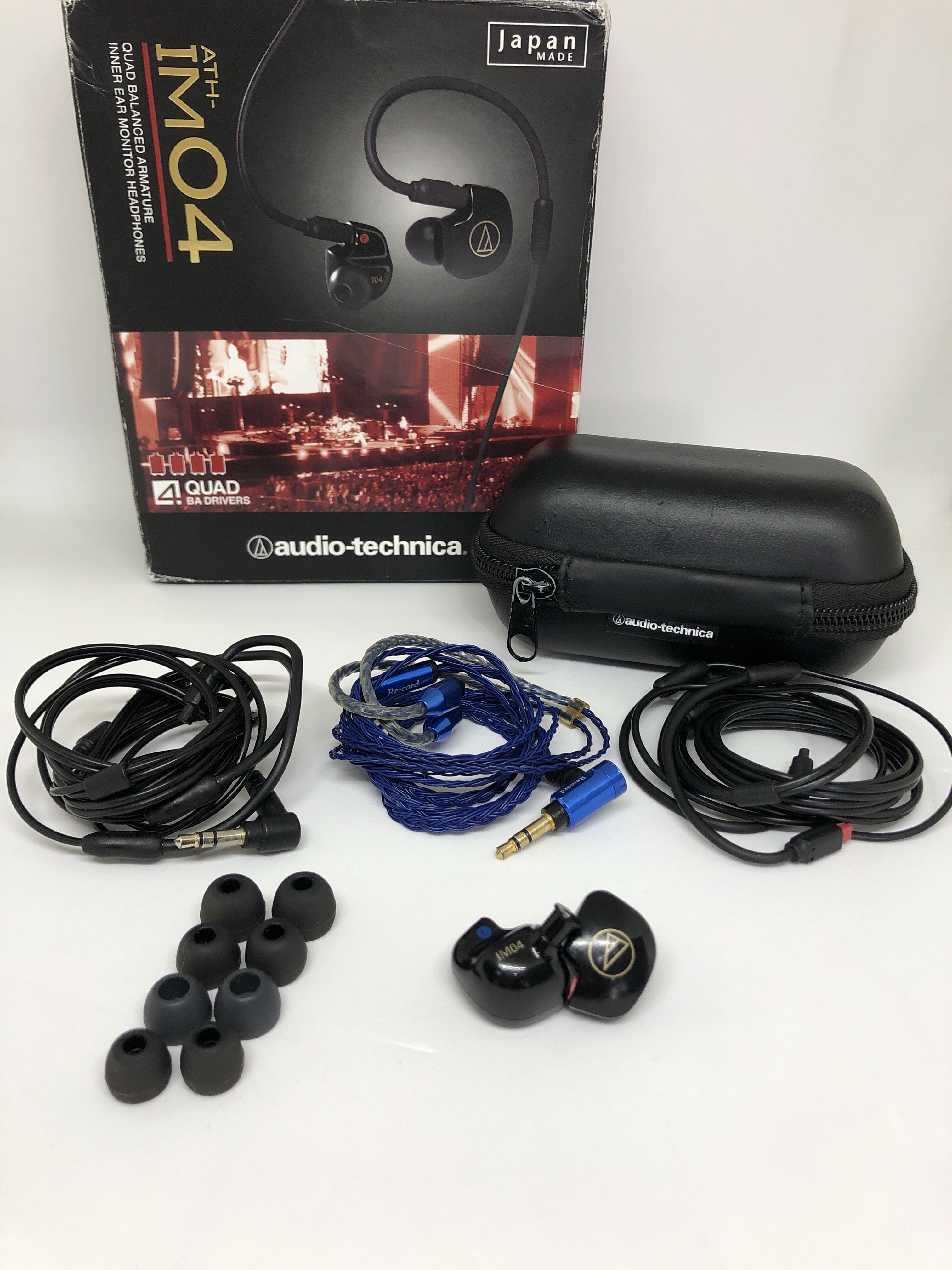 Audio Technica ATH IM04 Quad Balance Armature ( shure sennheiser sony  campfire noble fiio ibasso ), Audio, Headphones \u0026 Headsets on Carousell