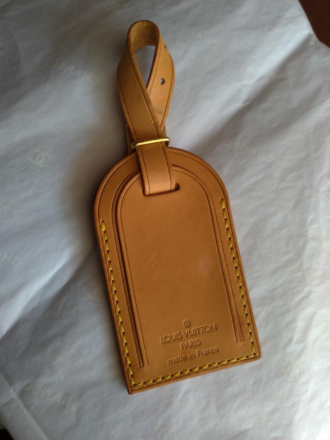 Authentic Louis Vuitton Luggage Tag #1, Luxury, Bags & Wallets on Carousell