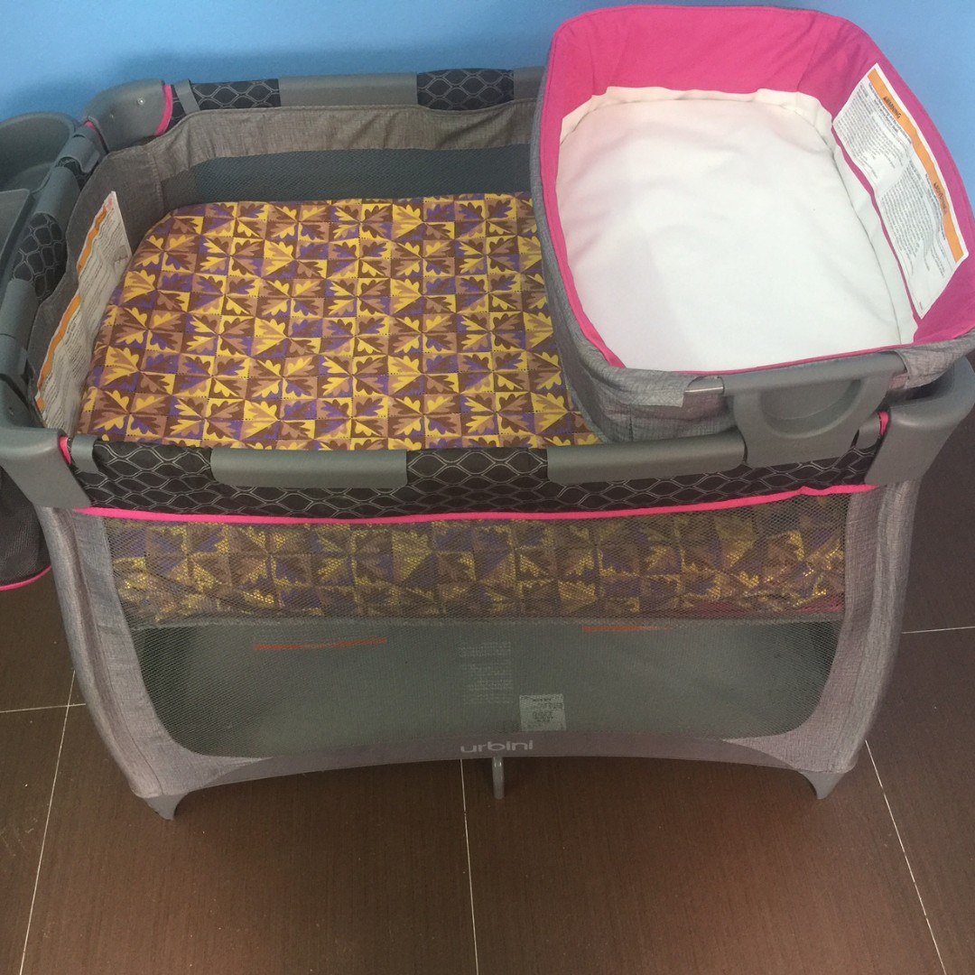 urbini 4 in 1 play yard with bonus sleeper