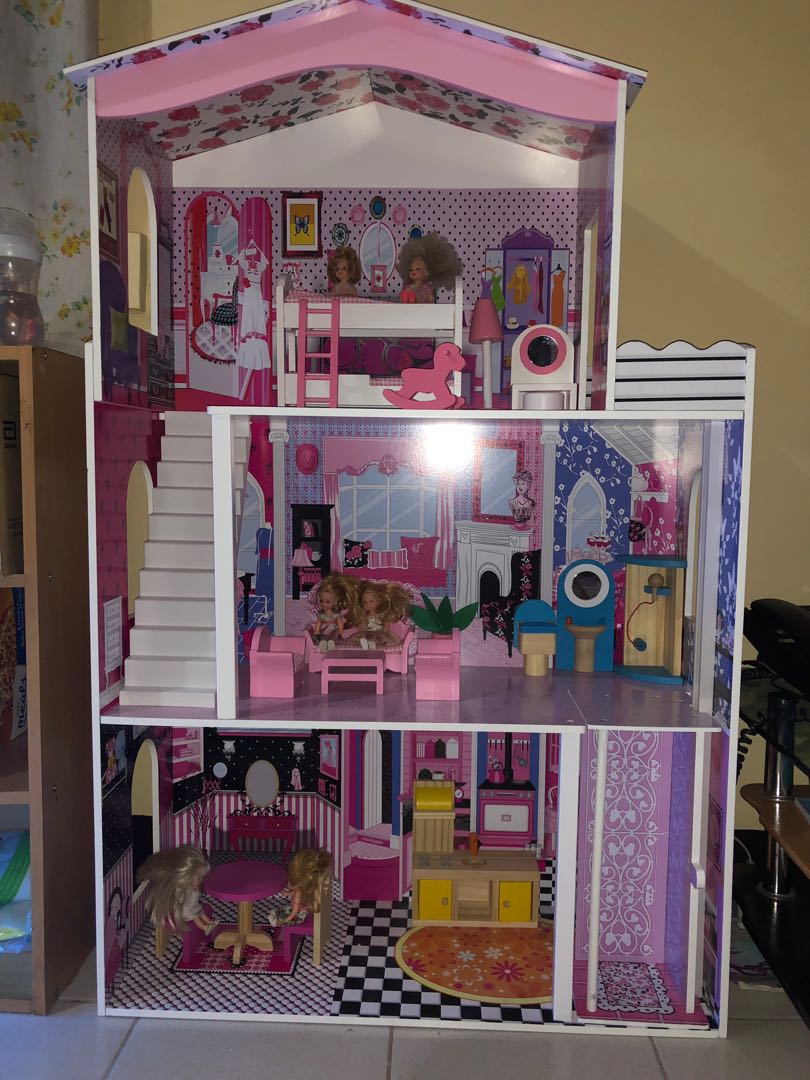 big barbie set house for sale off 77