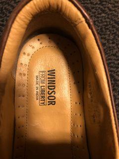 Brown leather shoes (genuine leather) made in India