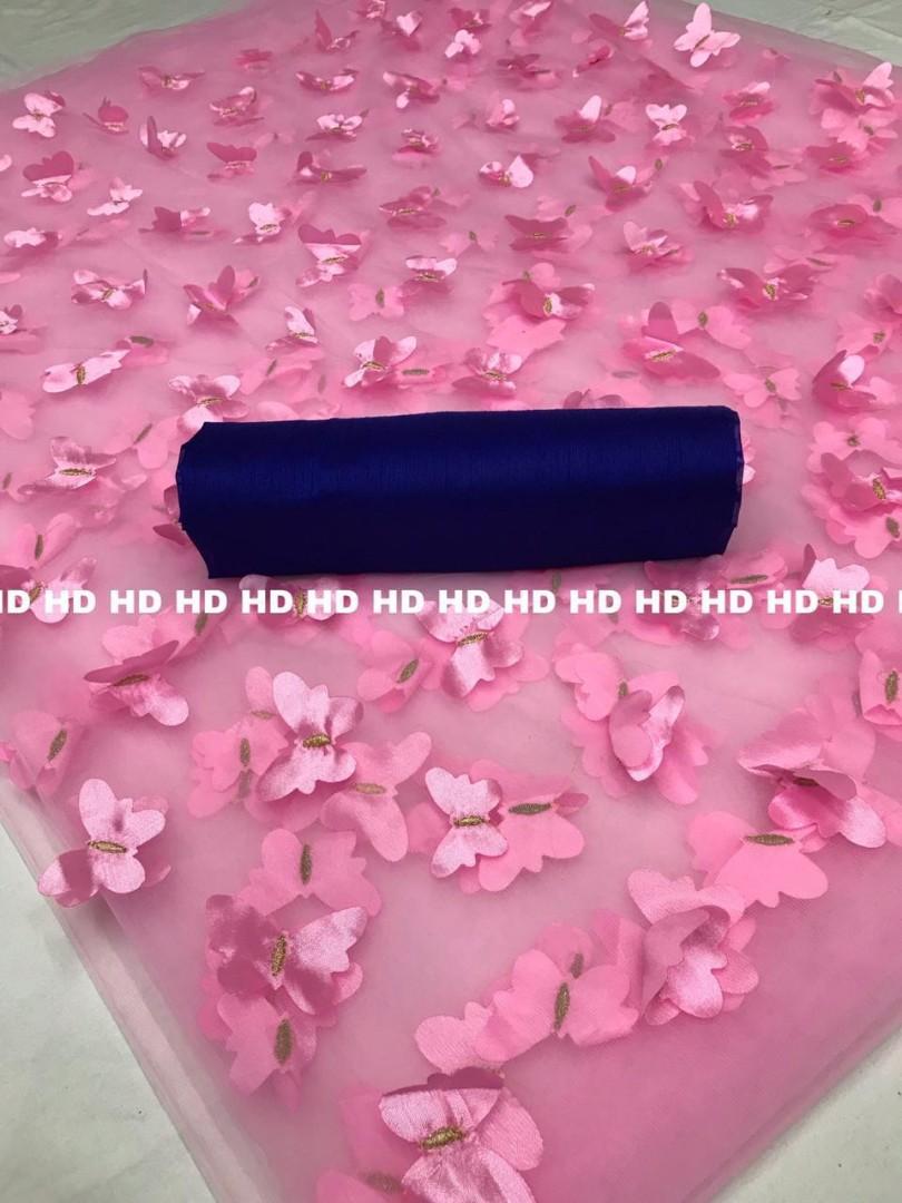 Download Butterfly 3d Motif Saree Women S Fashion Clothes Outerwear On Carousell
