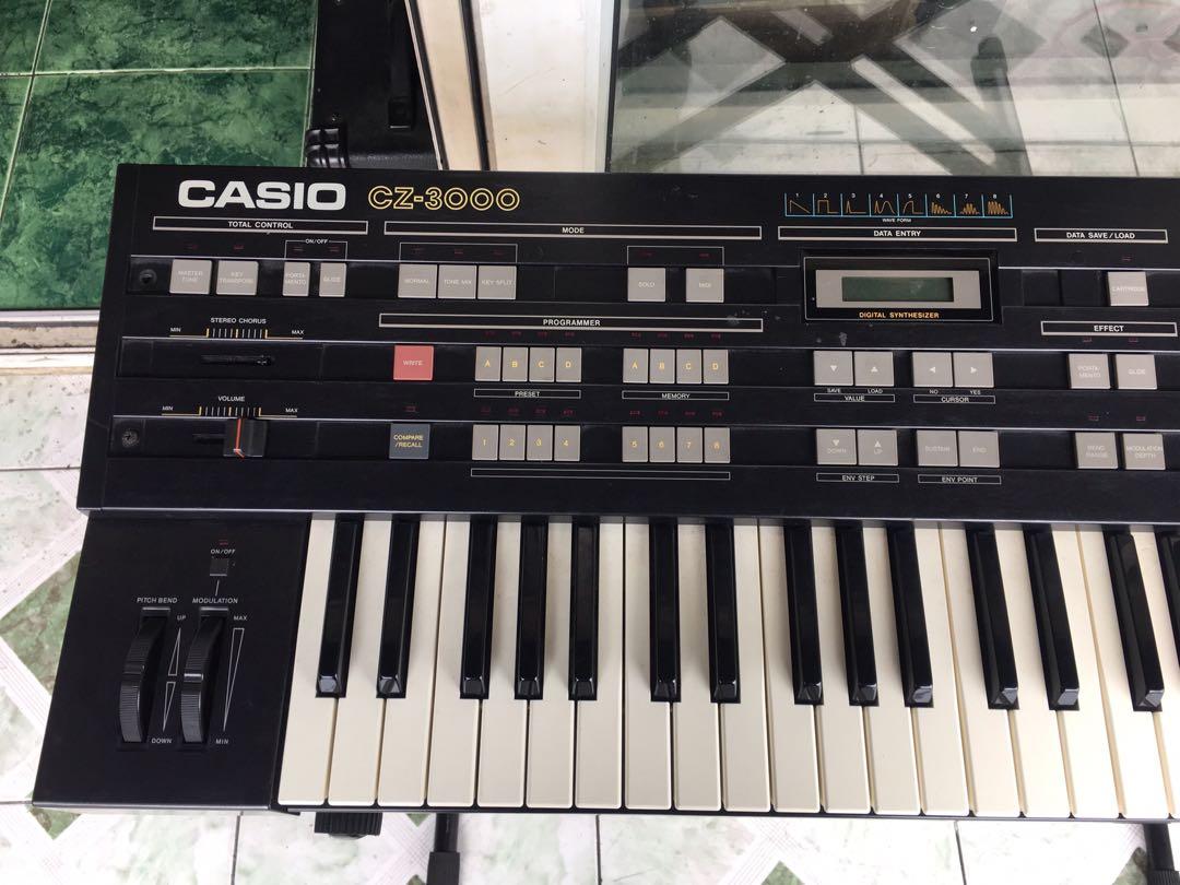 Casio Cz 3000 Japan Vintage Synthesizer Keyboard Hobbies And Toys Music And Media Musical