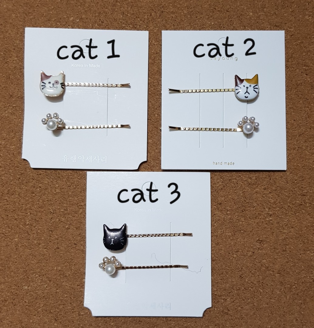 cat hair pin