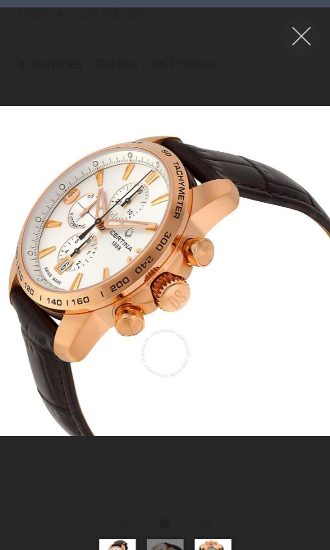 Certina rose new arrivals gold watch