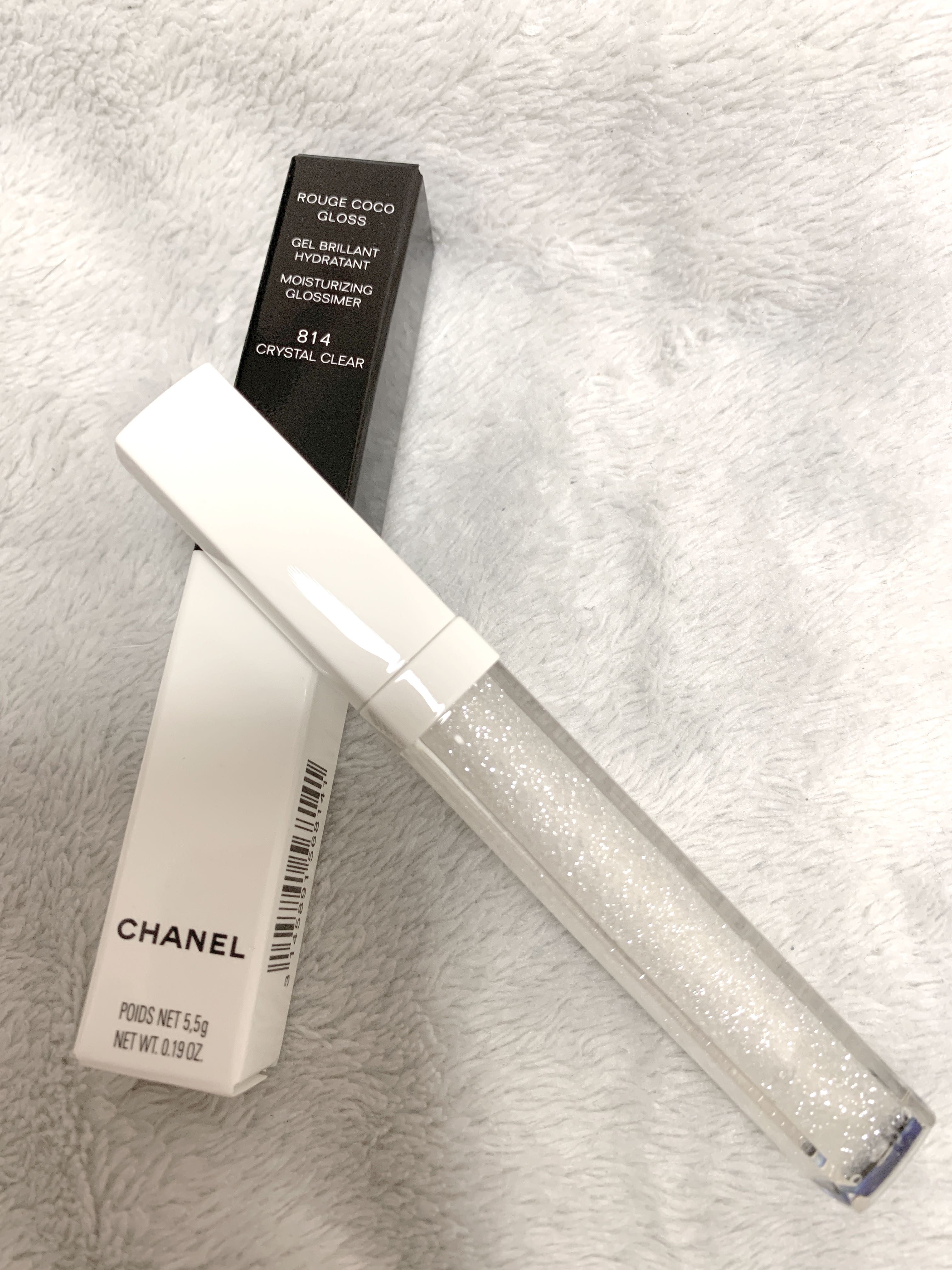 SF包郵) Chanel Rouge Coco Gloss #814 Crystal Clear, 美容＆個人護理