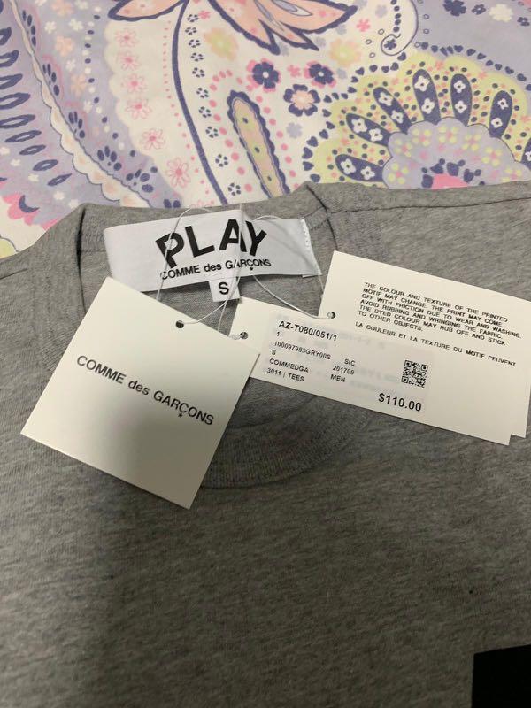 Comme des garcons tag top