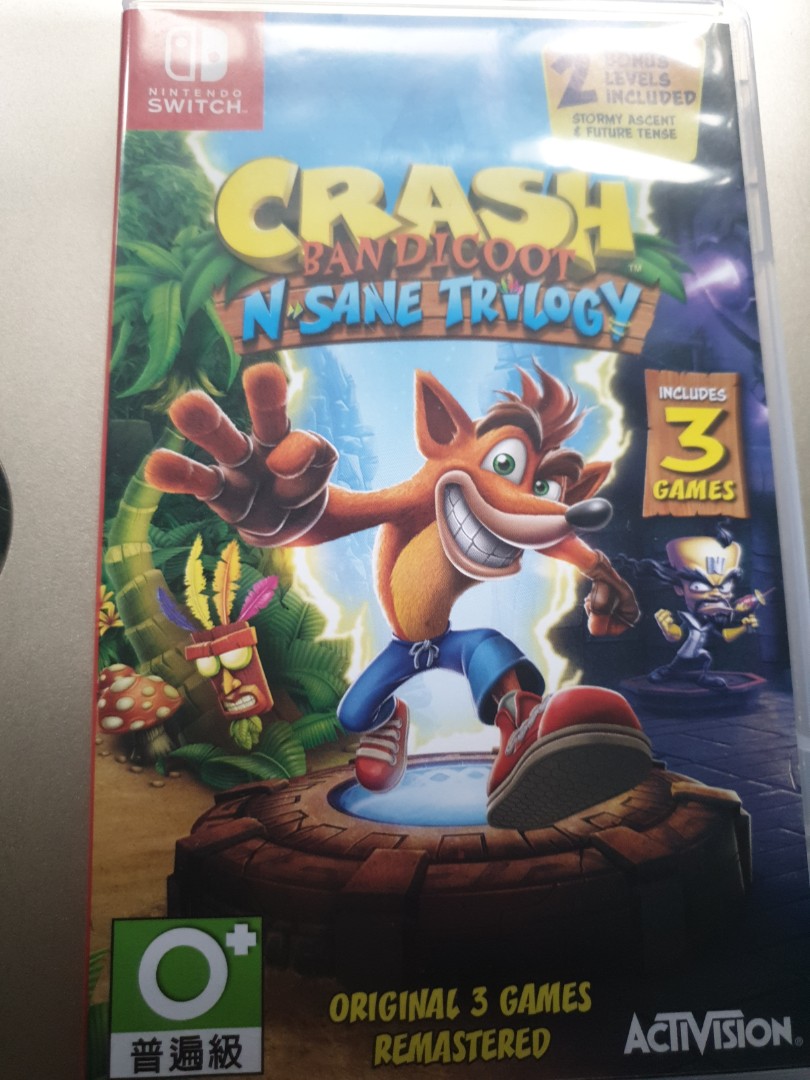 Crash bandicoot, Video Gaming, Video Games, PlayStation on Carousell