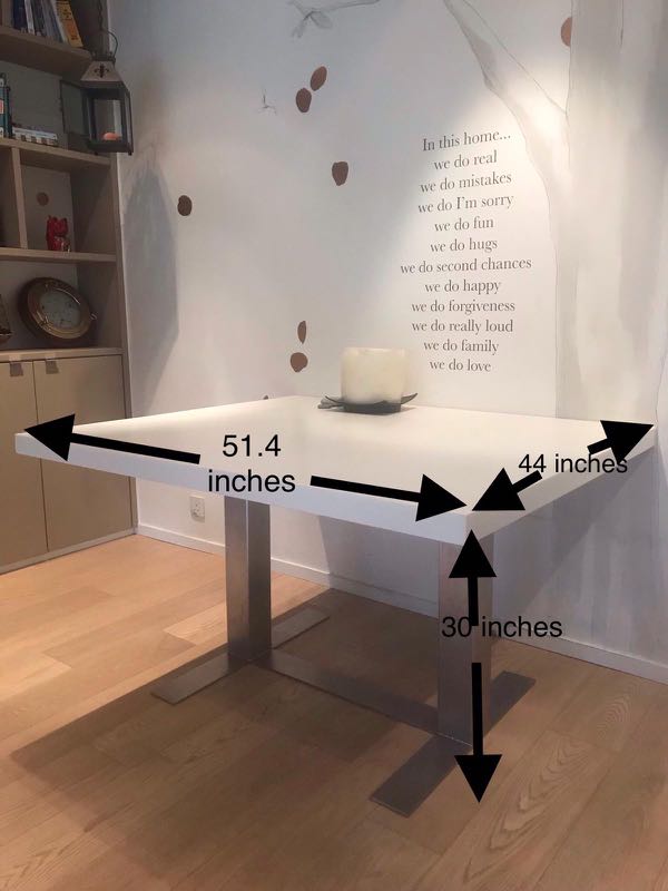 Dining Table Corian Home Furniture Furniture On Carousell