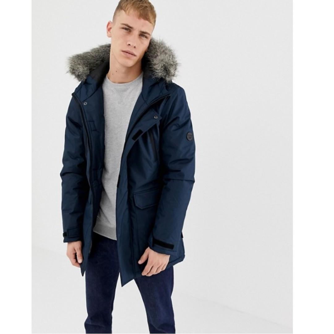 Men's hooded parka shop