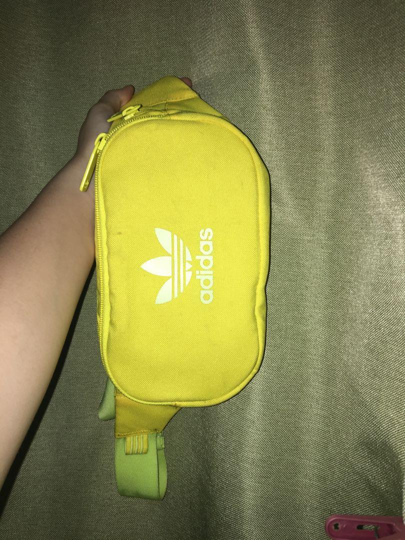 adidas green fanny pack