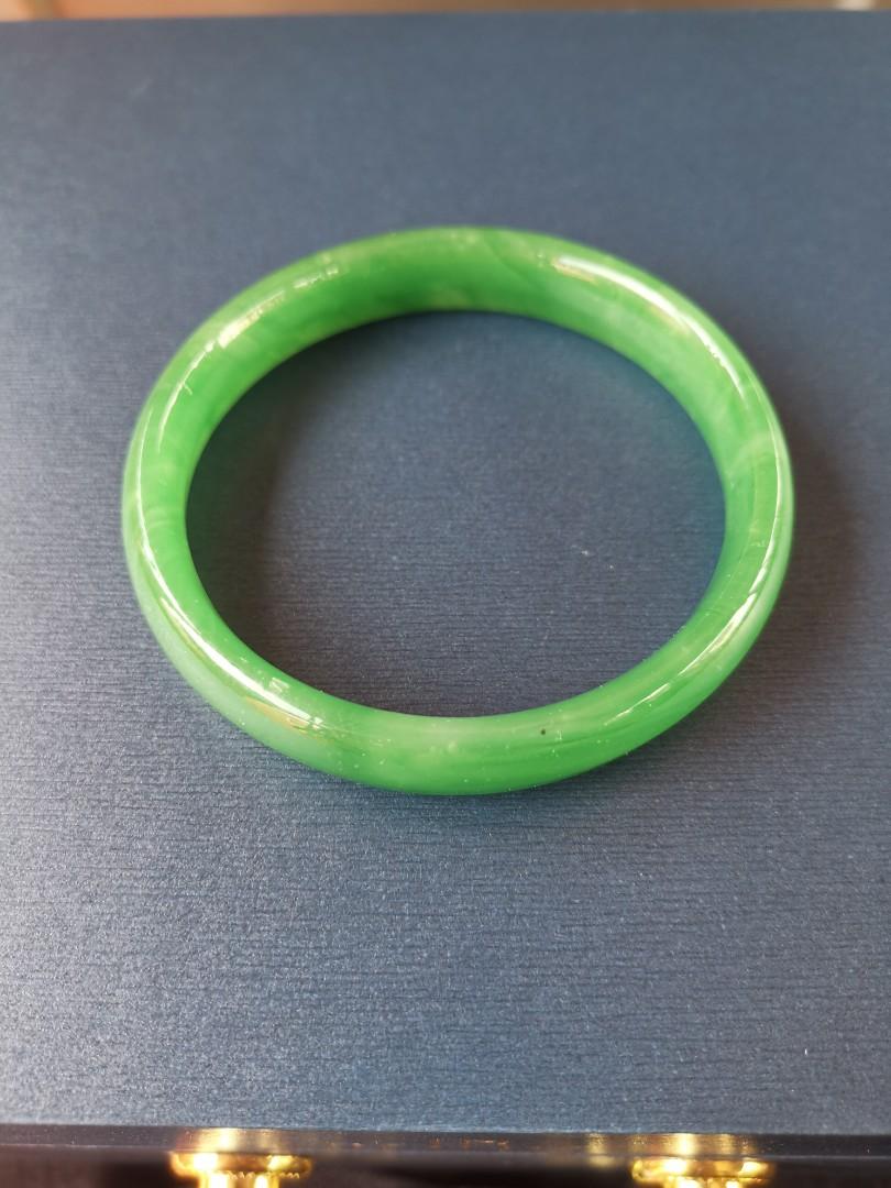 Faux Jade Bangle