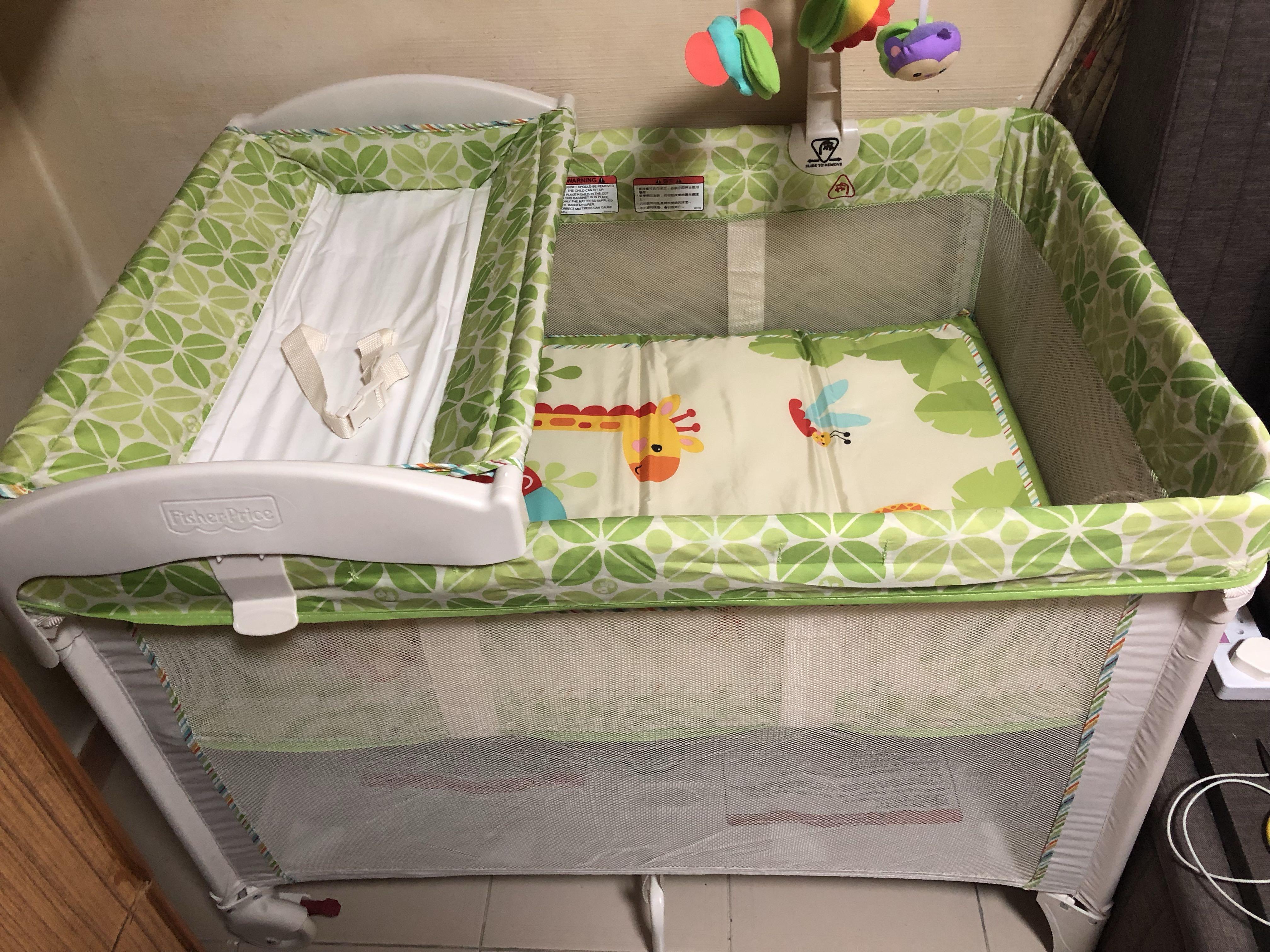 fisher price travel cot mattress