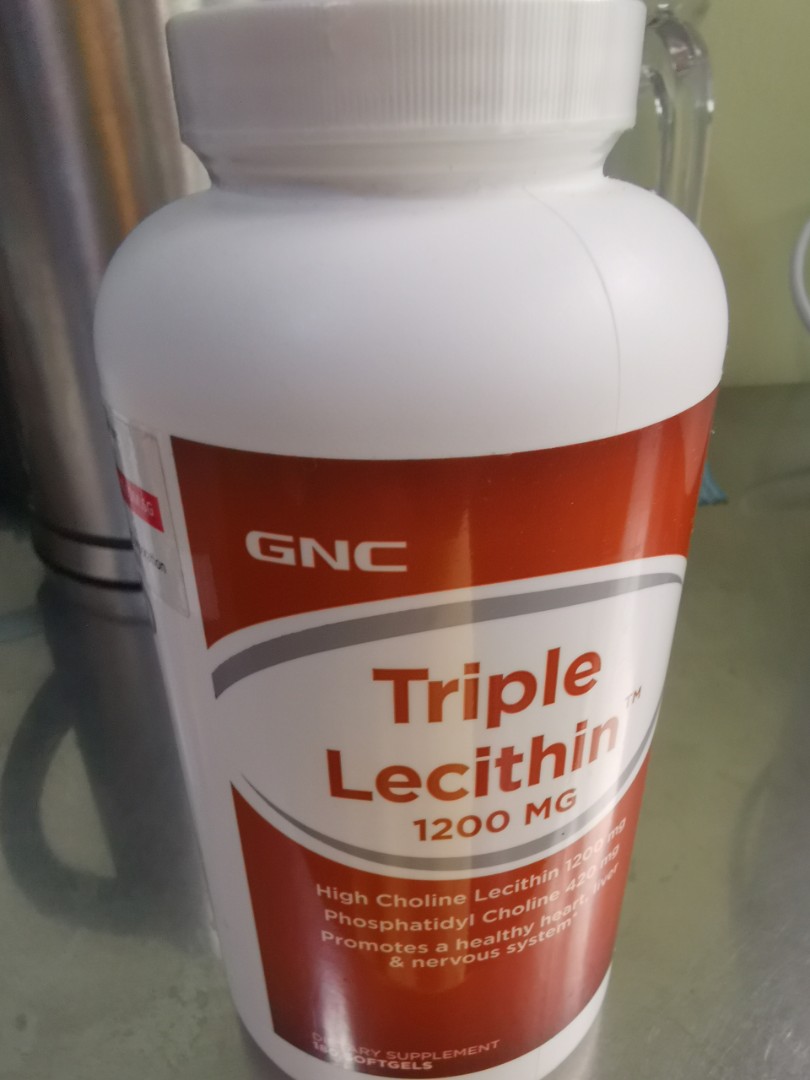GNC Triple Lecithin 1200 MG, Babies & Kids, Nursing & Feeding
