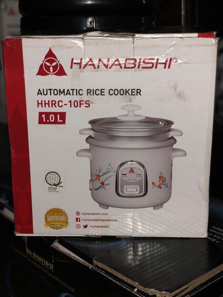Hanabishi Rice Cooker 1.0L, TV & Home Appliances, Kitchen Appliances