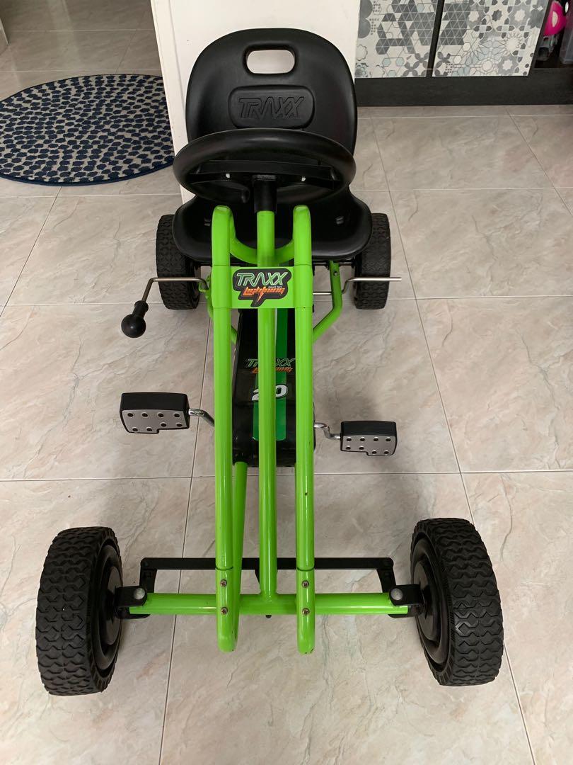 Hauck 90105 Lightning Pedal GoKart (Race Green), Hobbies & Toys, Toys