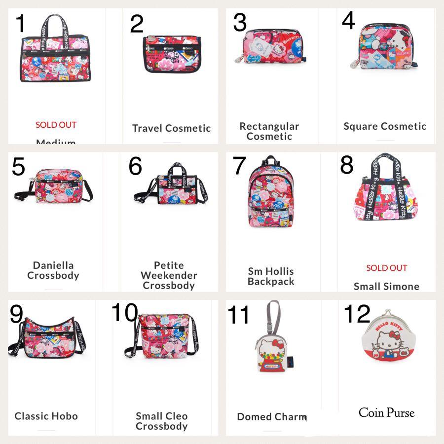 Hello kitty shop x lesportsac