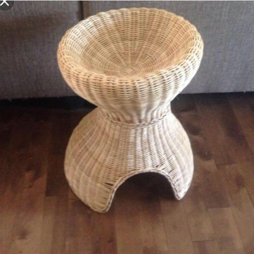 Wicker cat bed ikea sale