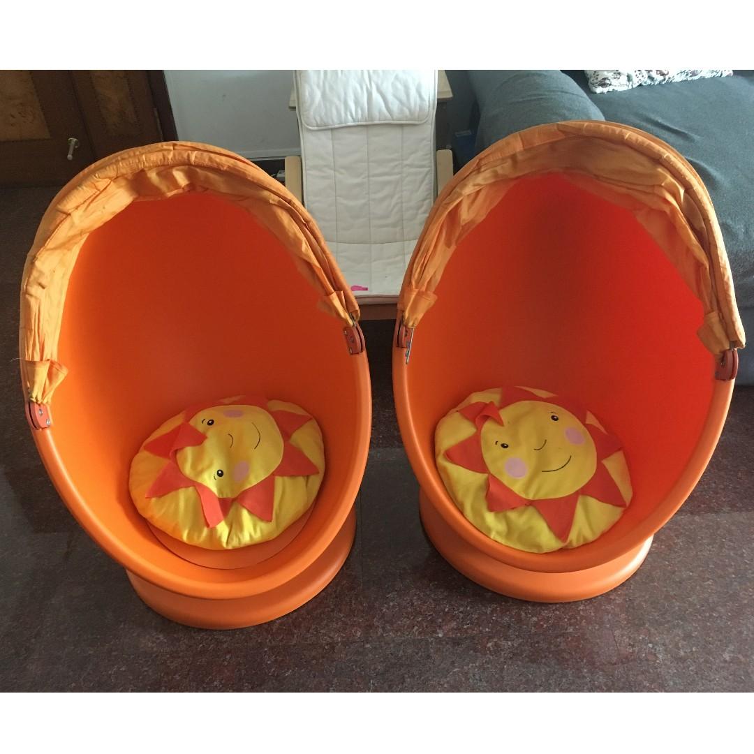 Ikea Swivel Armchair Ps Lomsk Furniture Tables Chairs On Carousell