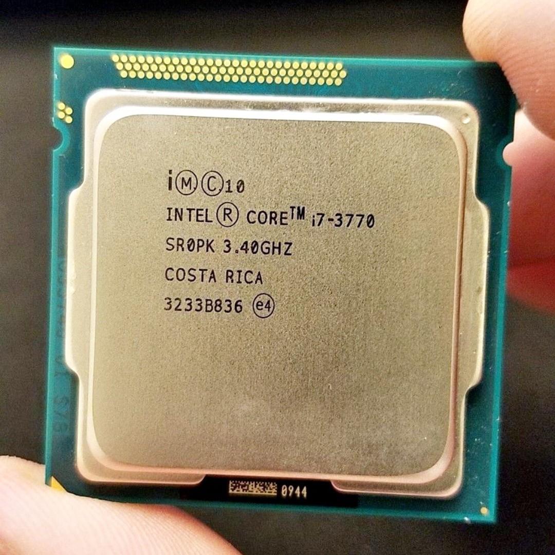 Intel Core I7 3770 Processor 8m Cache Up To 3 90 Ghz Electronics Computer Parts Accessories On Carousell
