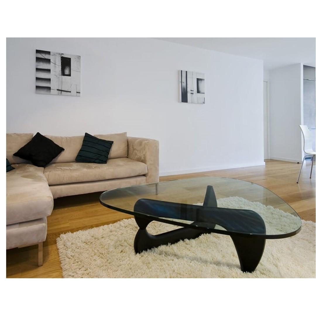 Isamu Noguchi Style Glass Top Coffee Table Price Cut Home