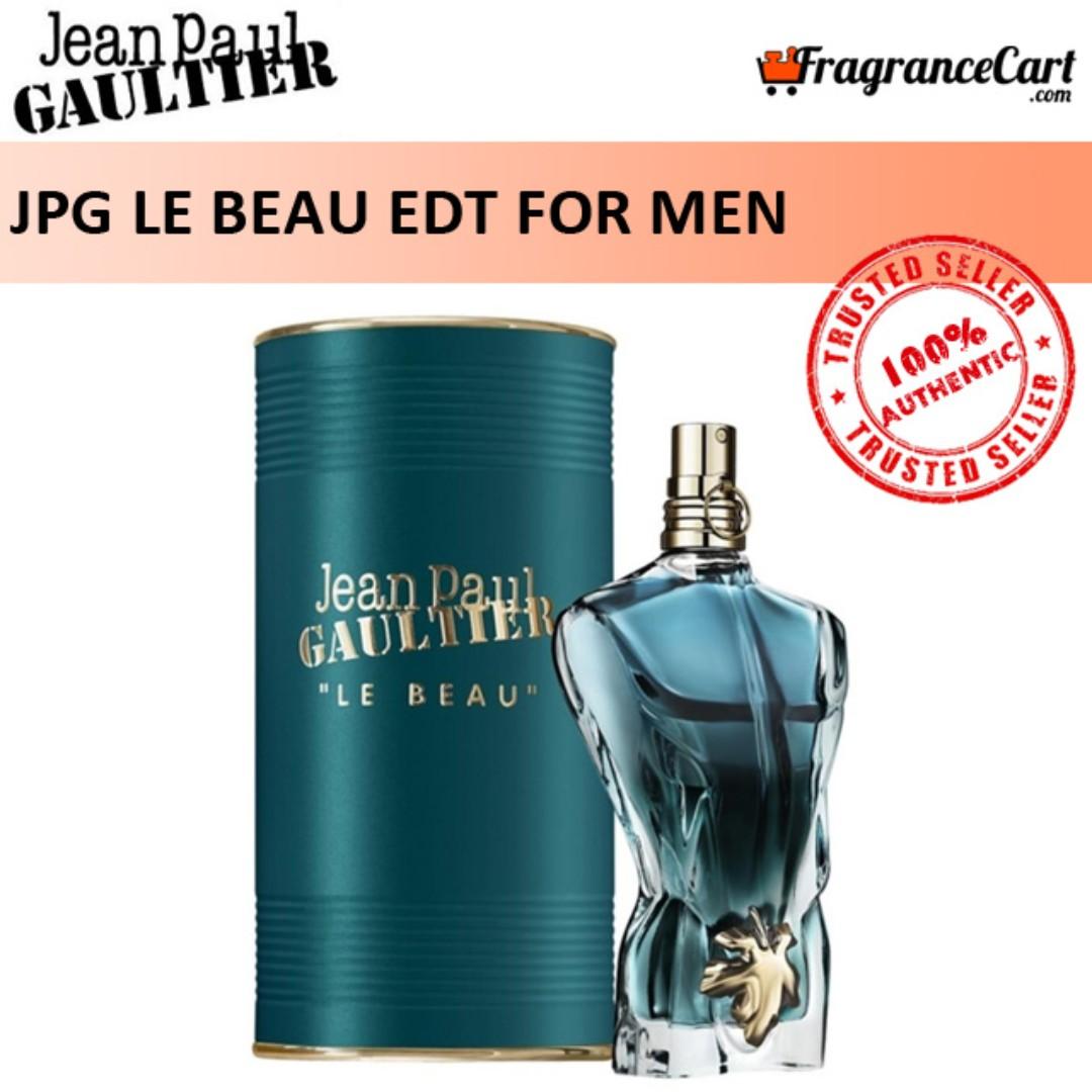 Jpg Le Beau Edt For Men 125ml Tester Jean Paul Gaultier Brand New 100 Authentic Perfume Fragrance Health Beauty Perfumes Deodorants On Carousell