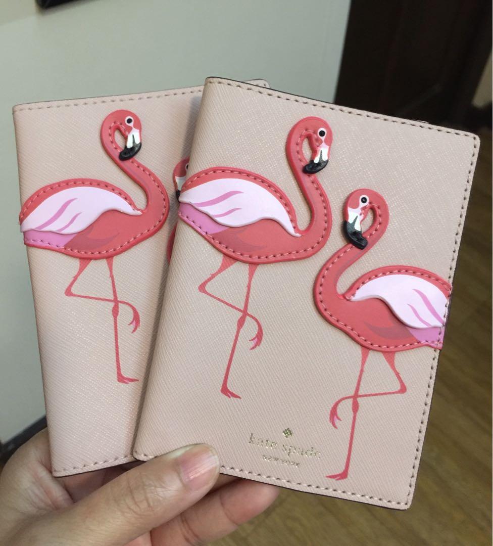 Kate Spade Flamingo Passport Holder