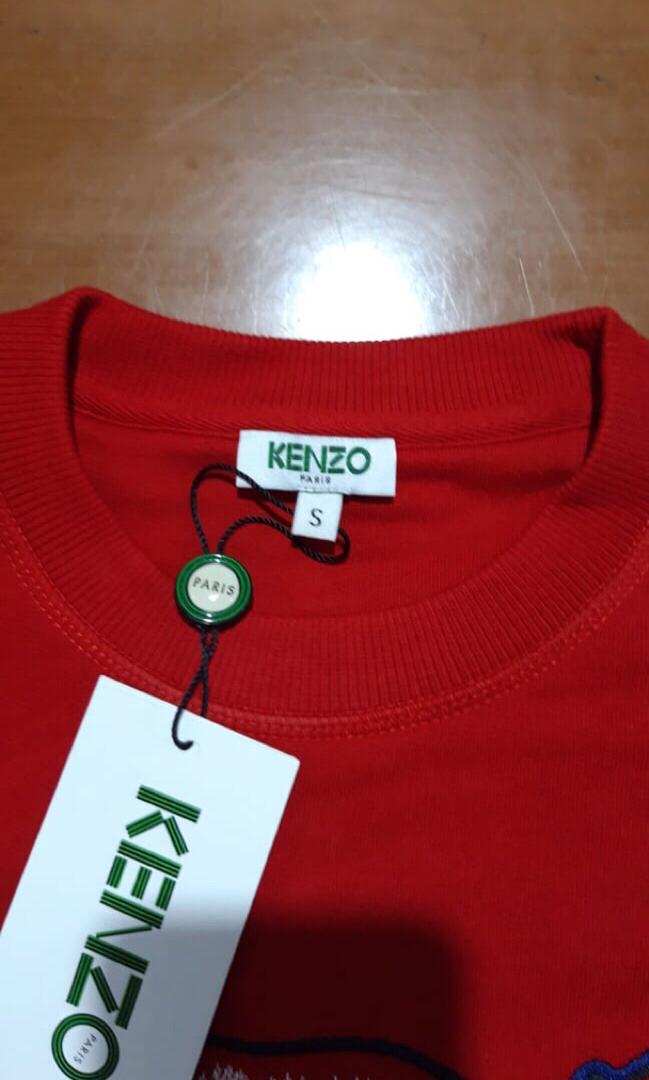 KENZO RED SWEATSHIRT JUMPER