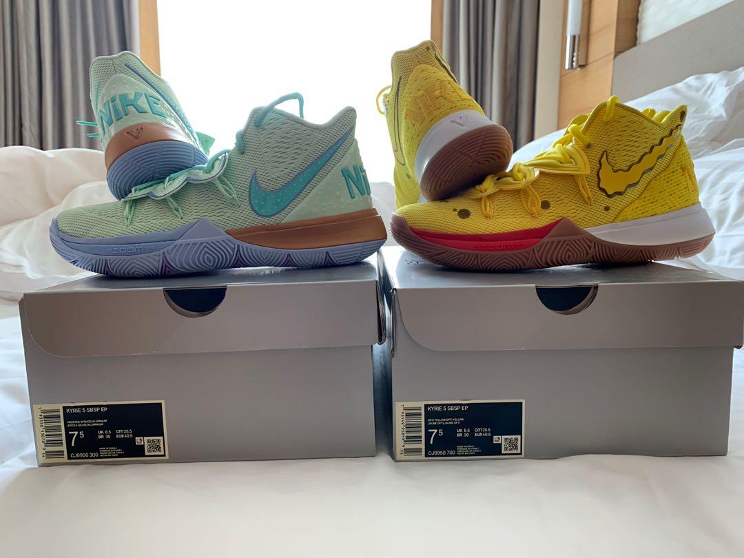 kyrie 5 spongebob box