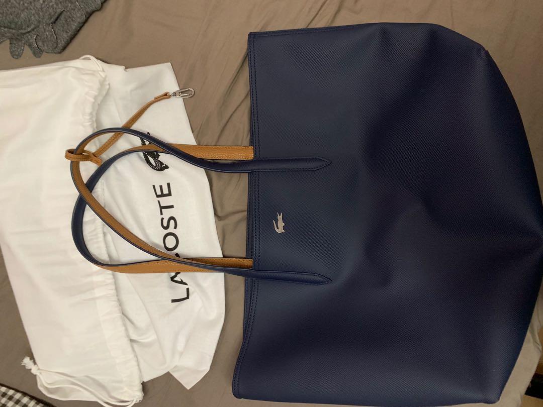 lacoste reversible tote