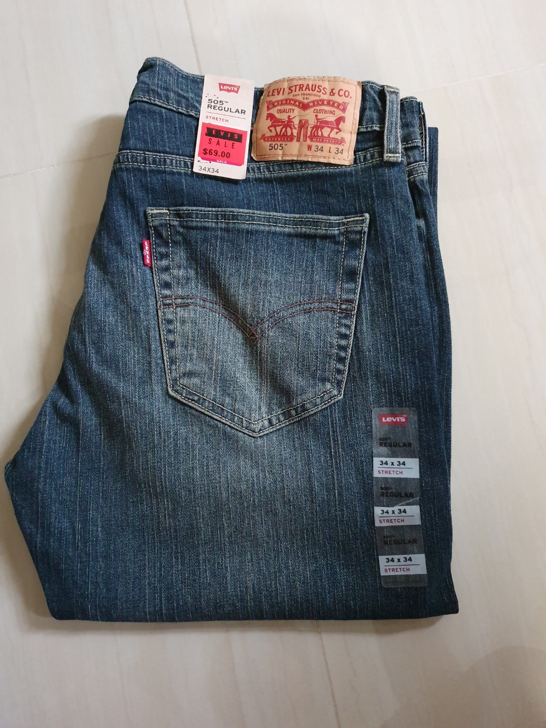 Levis 505 Jeans for men, Men's Fashion 