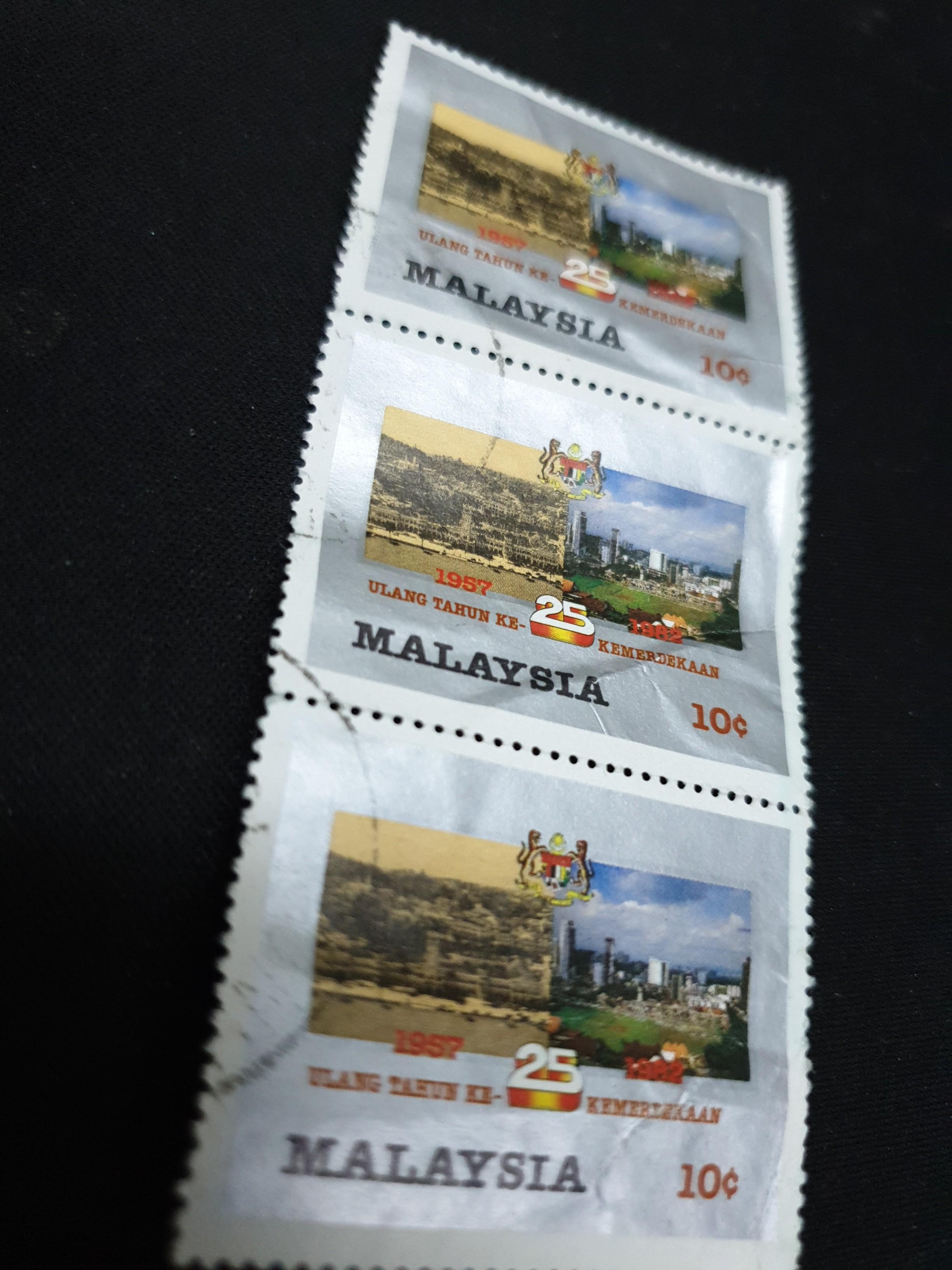 Malaysian StampsUlang Tahun Ke 25 Kemerdekaan, Hobbies & Toys