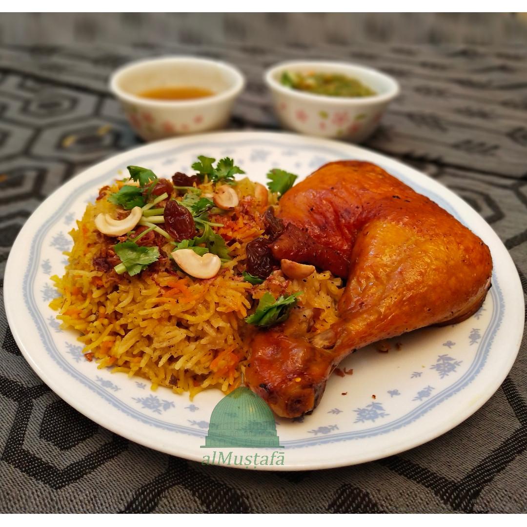 Mandi Rice Nasi Arab Chicken Min 5pax Food Drinks Local Eats On Carousell